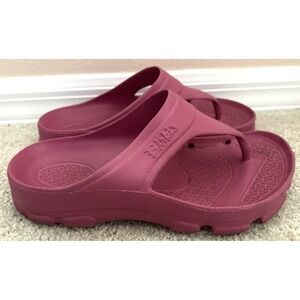 Birki's by Birkenstock Pink Caribbean Sandals Flip Flops Comfort 37 Womens 6.5